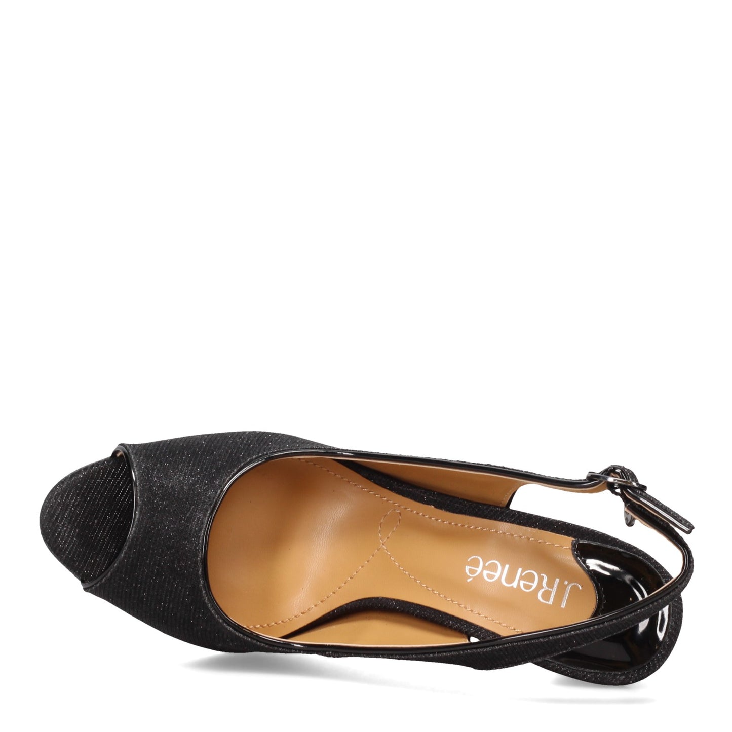 Peltz Shoes  Women's J Renee Gervasi Sandal Black GERVASI-BLACK