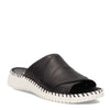 Peltz Shoes  Women's Eric Michael Gloria Sandal BLACK GLORIA-BLACK