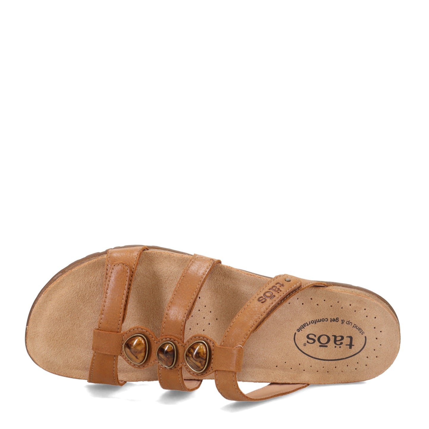 Peltz Shoes  Women's Taos Gemma Sandal Hazelnut GMA-14020-HZN