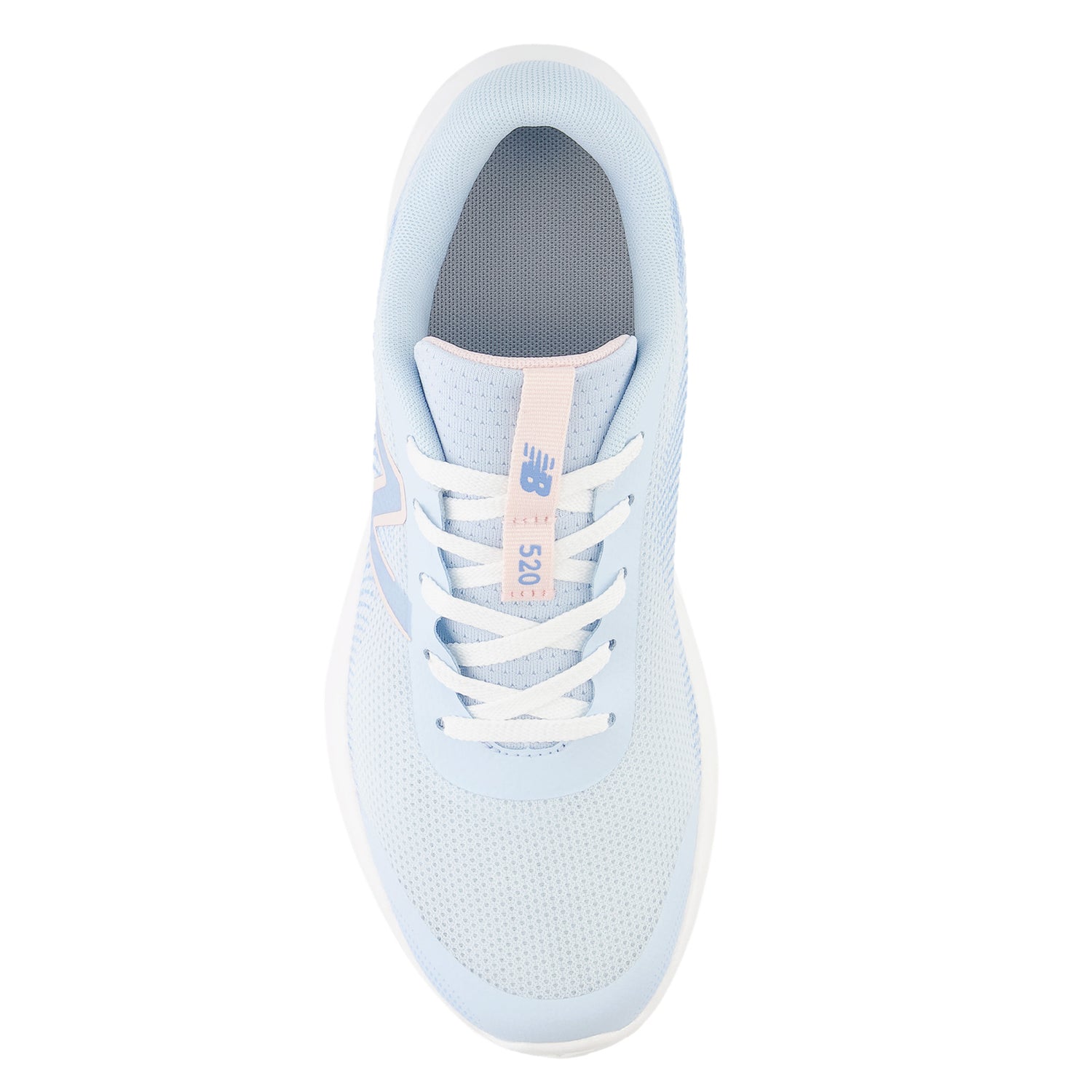 Peltz Shoes  Girl's New Balance 520v8 Sneaker - Little Kid & Big Kid AQUA PINK MULTI GP520SP8