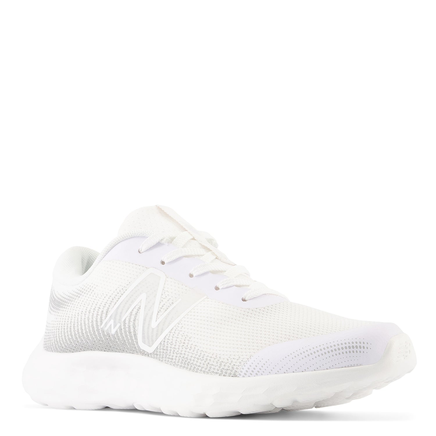 Peltz Shoes  Girl's New Balance 520v8 Running Shoe – Big Kid WHITE GP520WW8