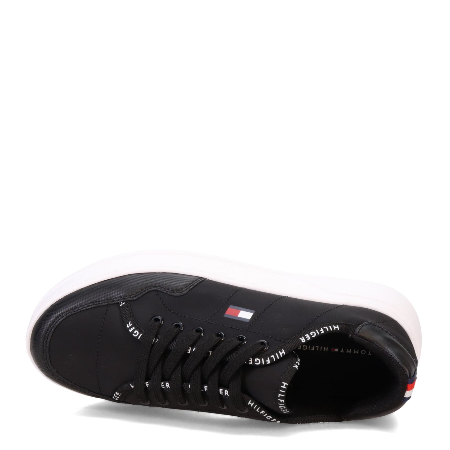 Peltz Shoes  Women's Tommy Hilfiger Grazie Sneaker BLACK GRAZIE-BLK01