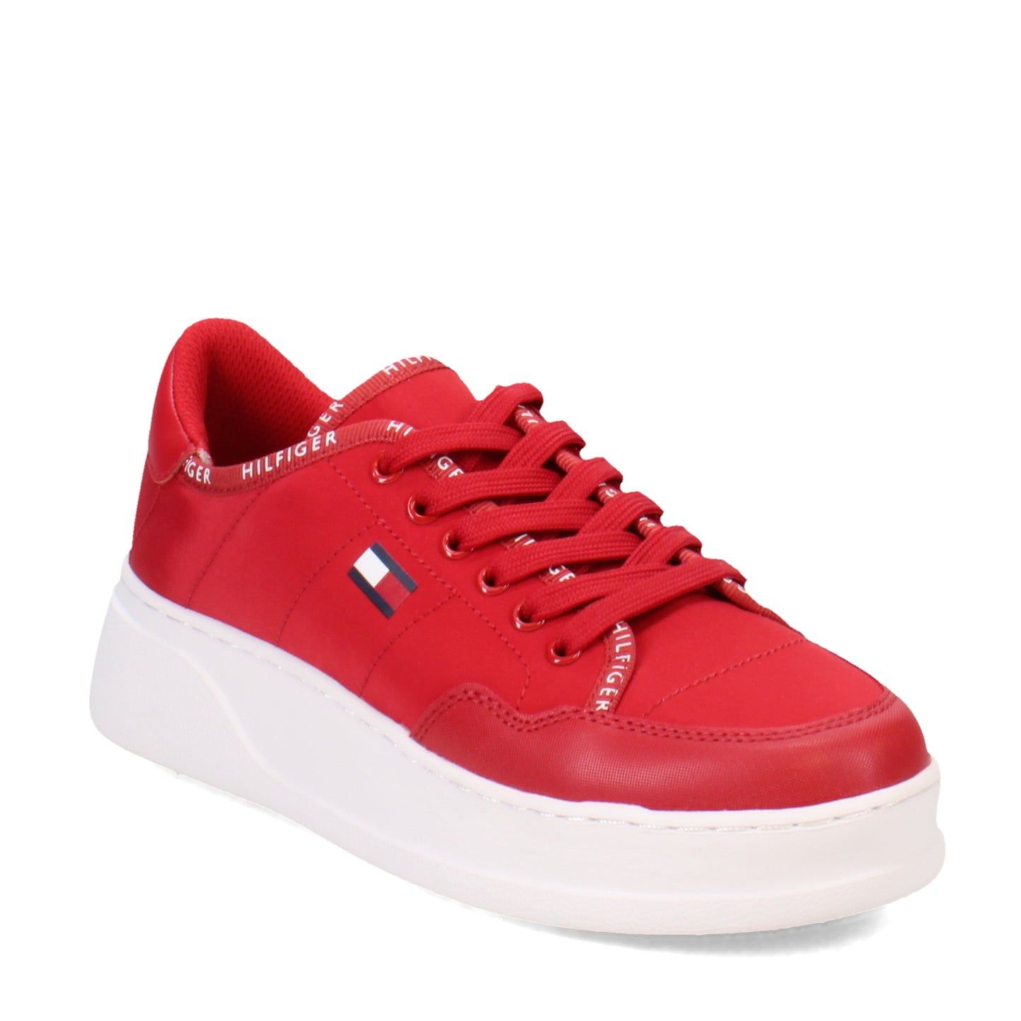 Peltz Shoes  Women's Tommy Hilfiger Grazie Sneaker RED GRAZIE-MRE01