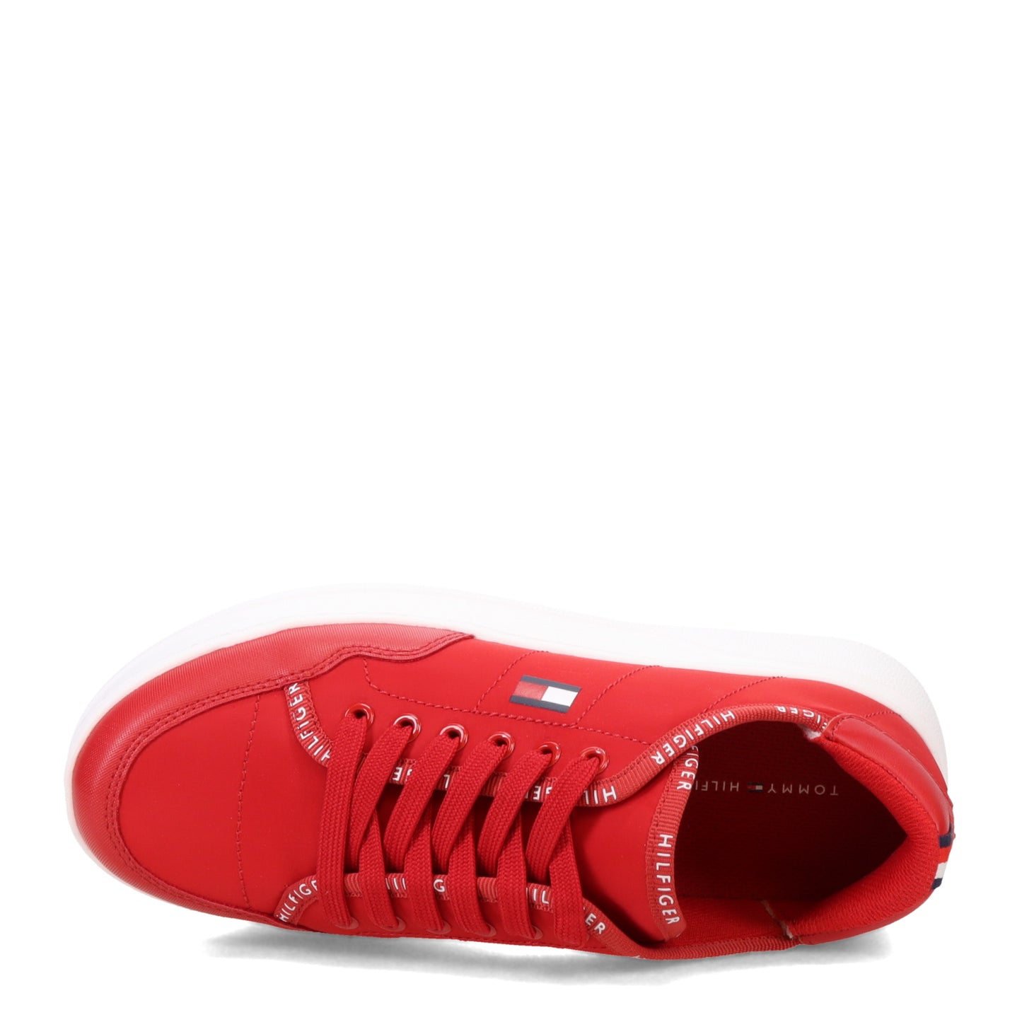 Peltz Shoes  Women's Tommy Hilfiger Grazie Sneaker RED GRAZIE-MRE01