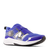 Peltz Shoes  Boy's New Balance Fuel Core Reveal v4 Sneaker - Big Kid Blue/Bright Lapis/Silver Metallic GTRVLBL4