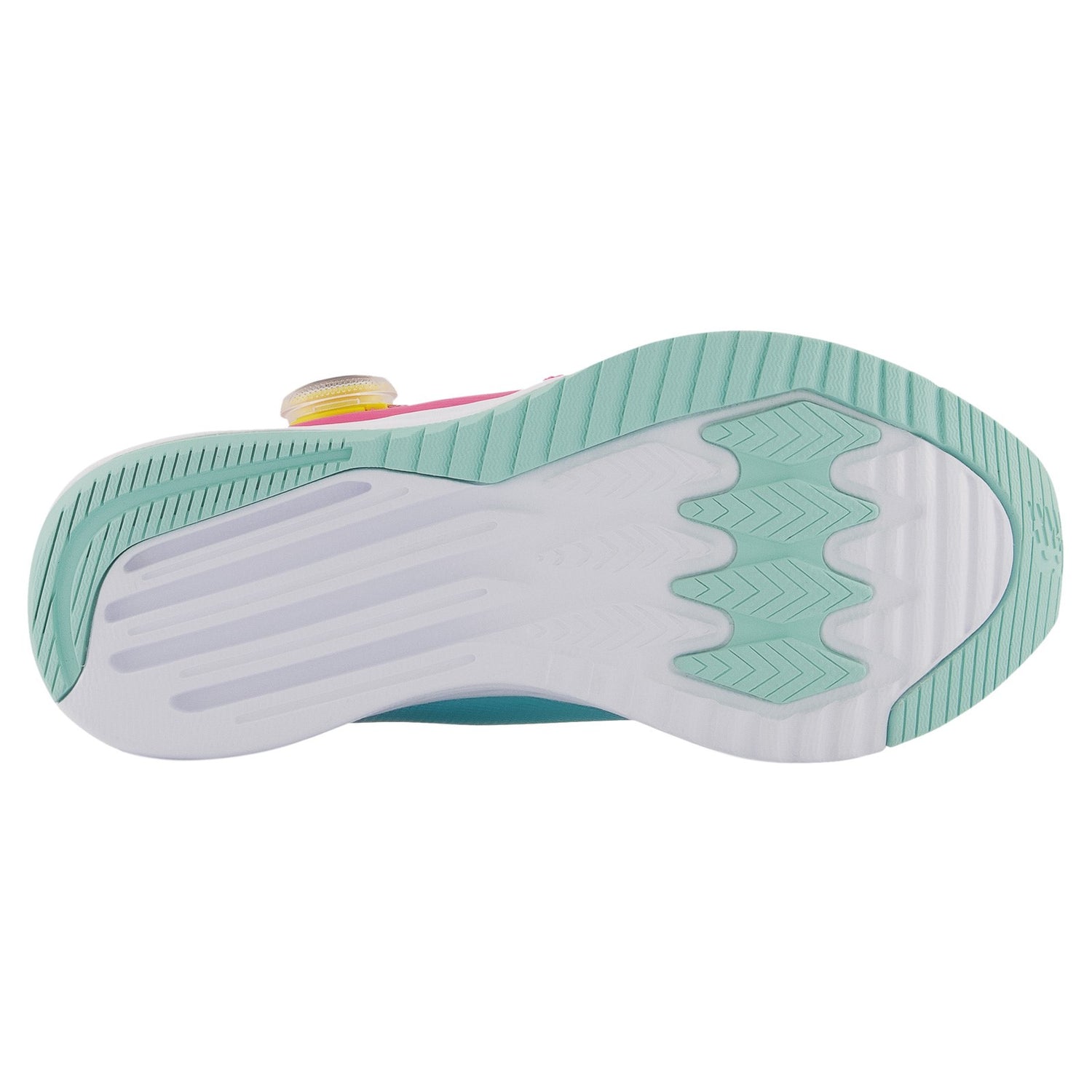 Peltz Shoes  Girl's New Balance Fuel Core Reveal v3 Sneaker - Big Kid PINK BLUE GTRVLPS3