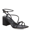 Peltz Shoes  Women's Marc Fisher Gurion Sandal BLACK GURION-BLK01