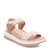 Peltz Shoes  Women's FitFlop Surff Art-Webbing Back-Strap Sandal Beige GW2-572