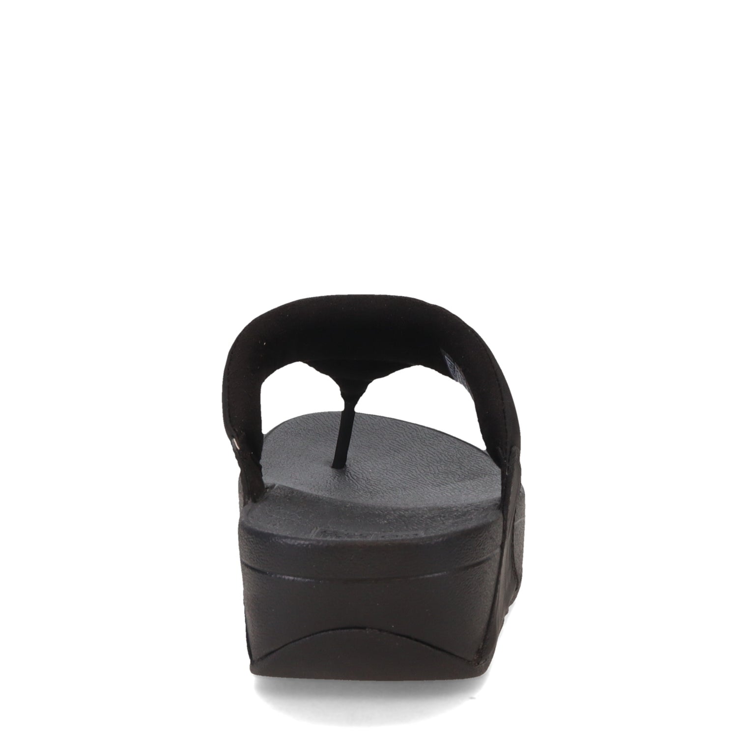 Peltz Shoes  Women's FitFlop Lulu Water Resistant Thong Sandal Black GW6-090