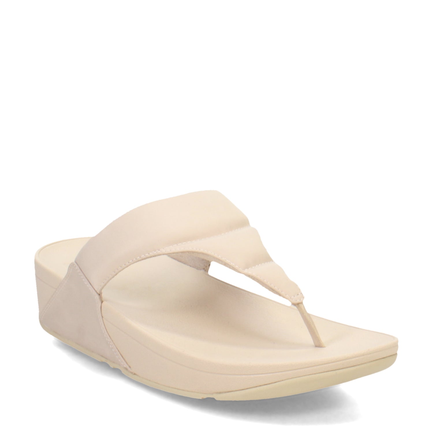 Peltz Shoes  Women's FitFlop Lulu Water Resistant Thong Sandal Stone Beige GW6-A20