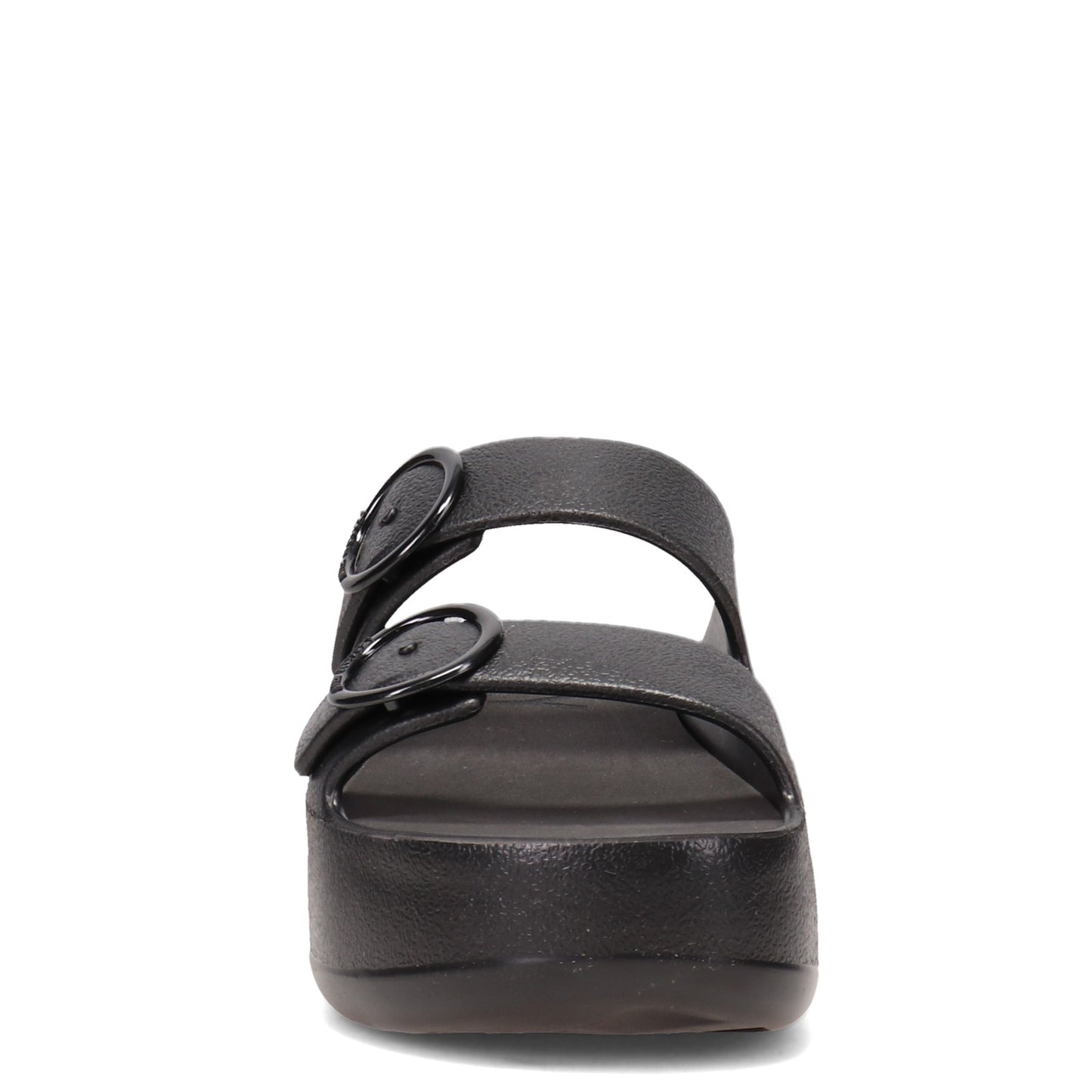 Peltz Shoes  Women's Lemon Jelly Gaia Slide Sandal BLACK GAIA-01
