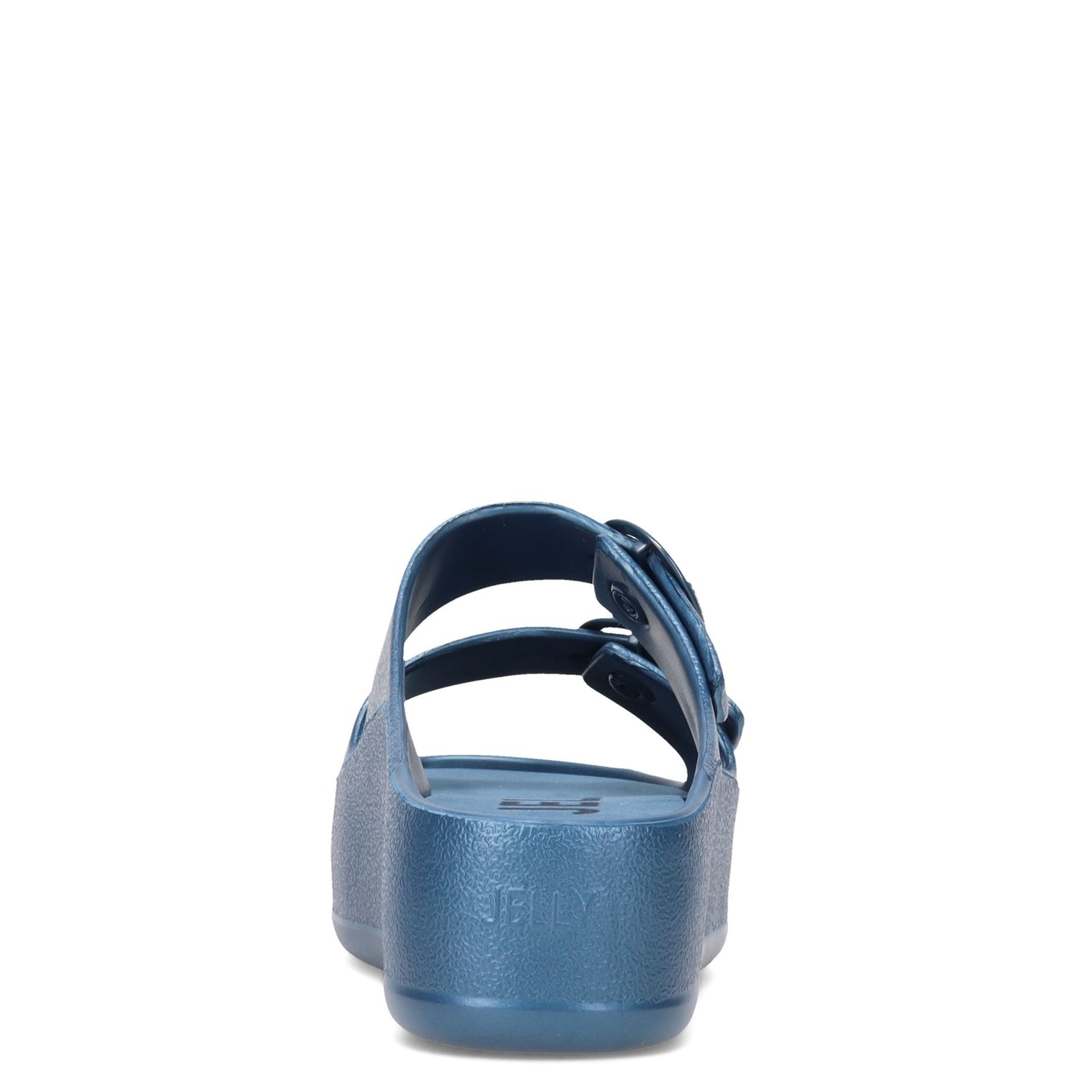 Peltz Shoes  Women's Lemon Jelly Gaia Slide Sandal BLUE GAIA-02