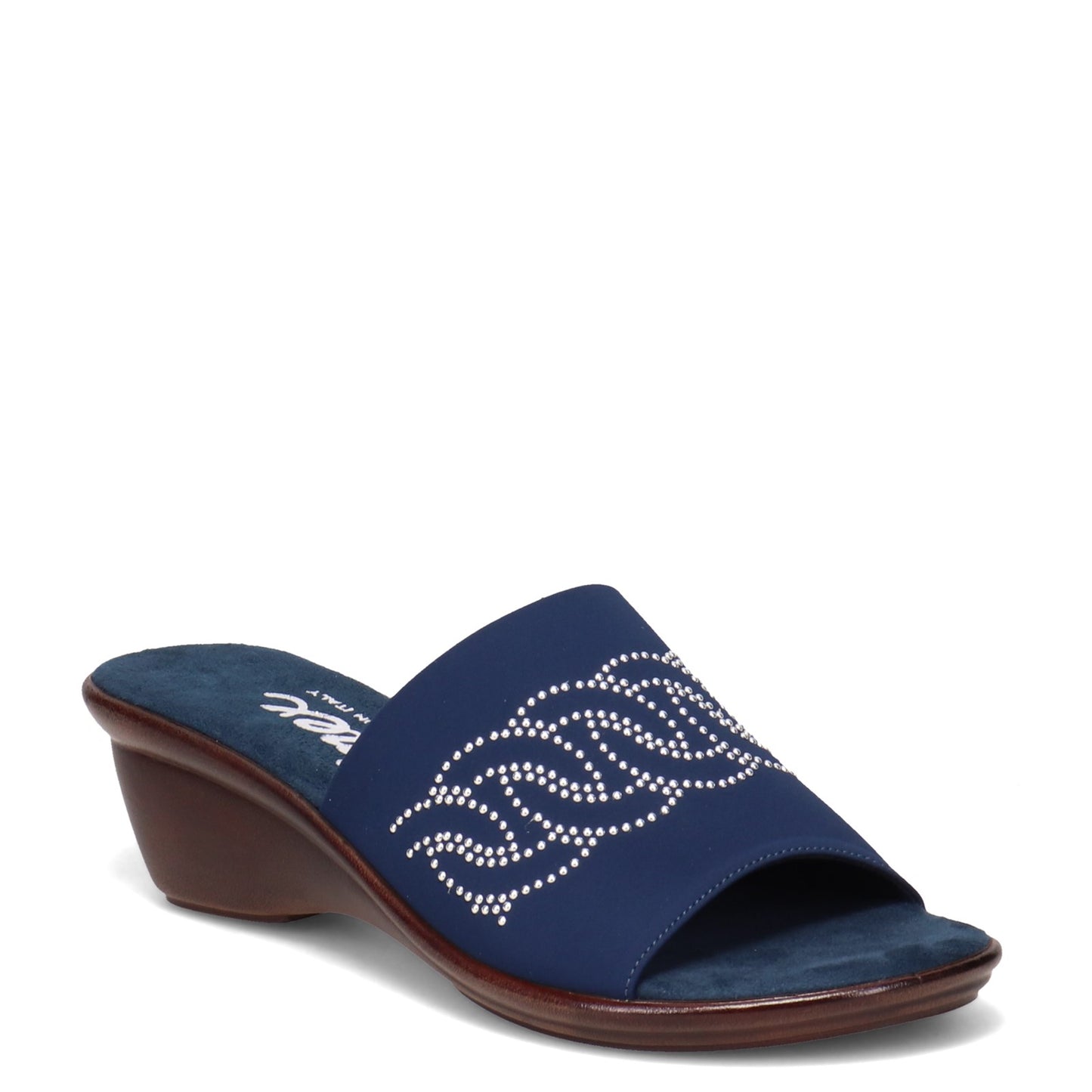 Peltz Shoes  Women's Onex Gene Sandal NAVY GENE-NAVY