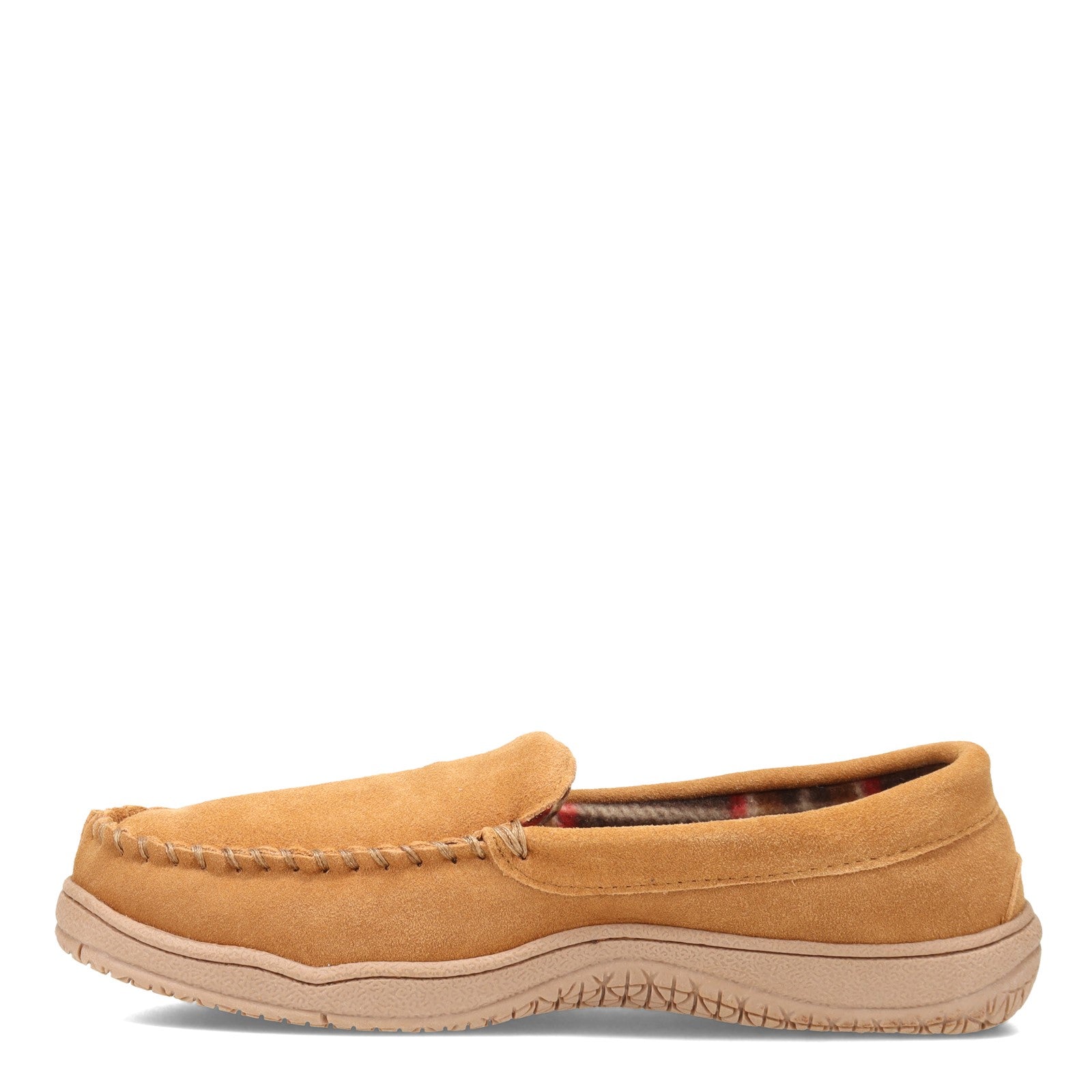 Clarks Suede Moccasin Slippers with Sweater Trim - QVC.com