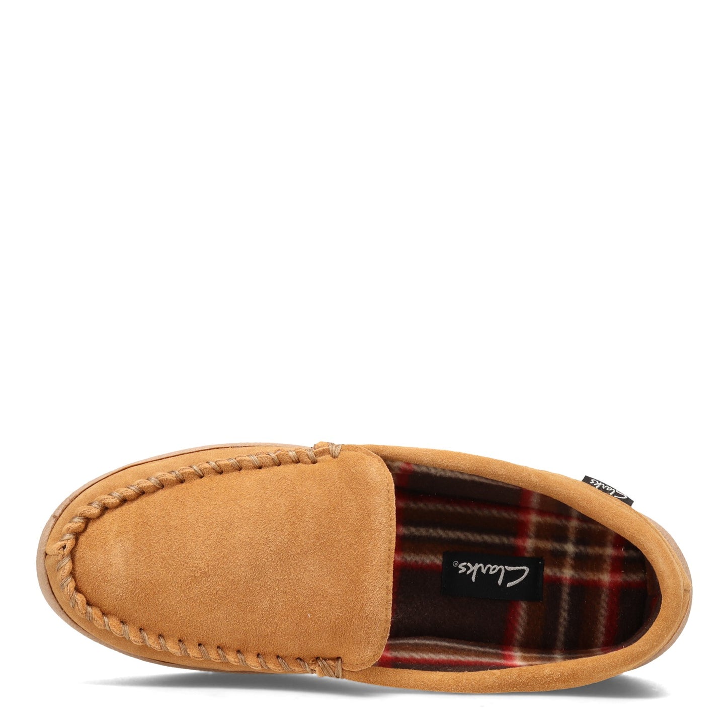 Peltz Shoes  Men's Clarks Venetian Moc Slipper CINNAMON GF2448M-211