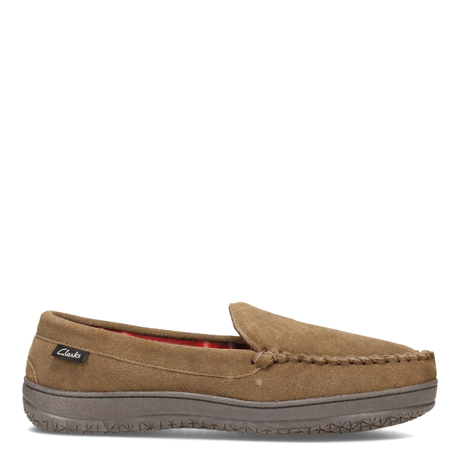 Peltz Shoes  Men's Clarks Venetian Moc Slipper SAGE GREEN GF2448M-617