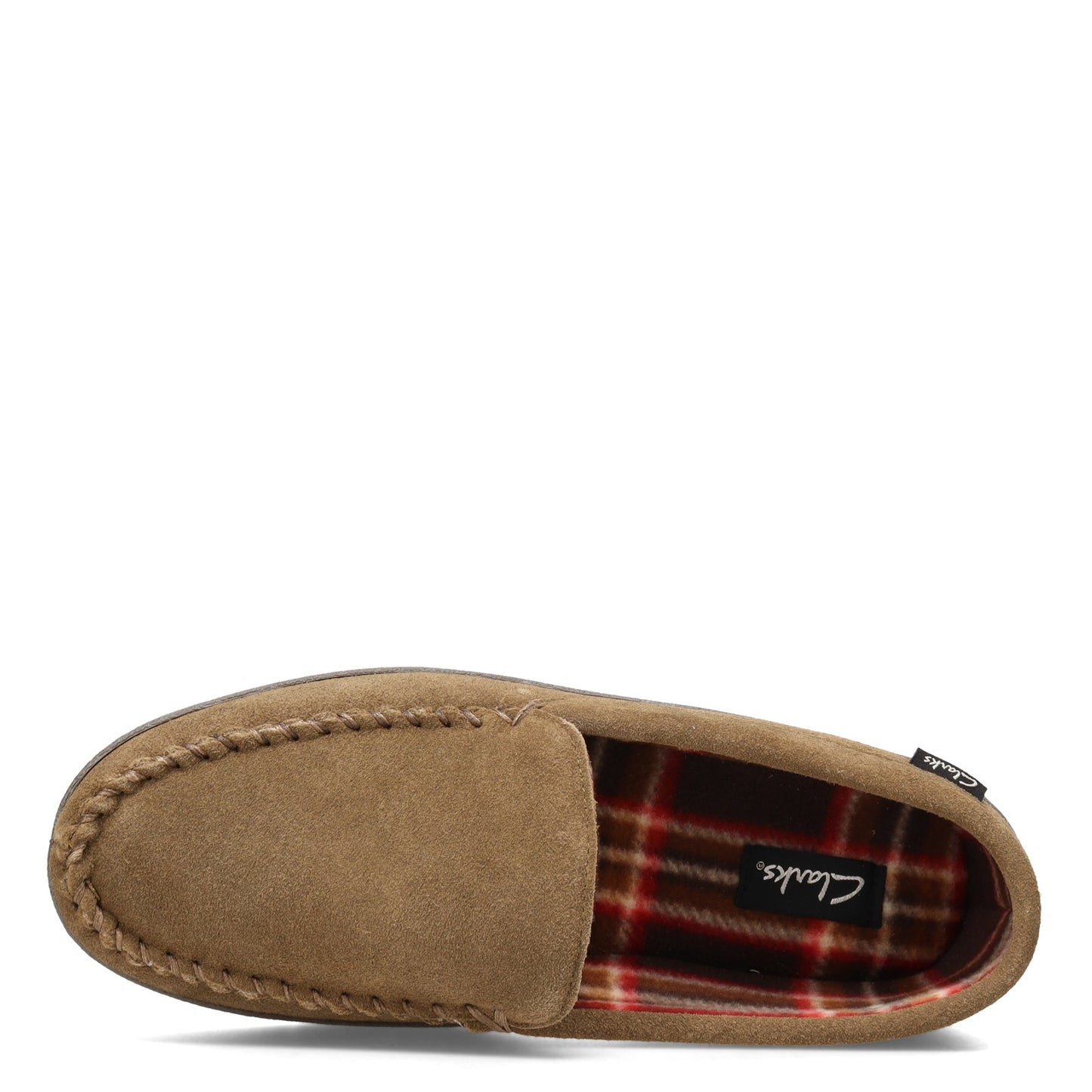 Peltz Shoes  Men's Clarks Venetian Moc Slipper SAGE GREEN GF2448M-617