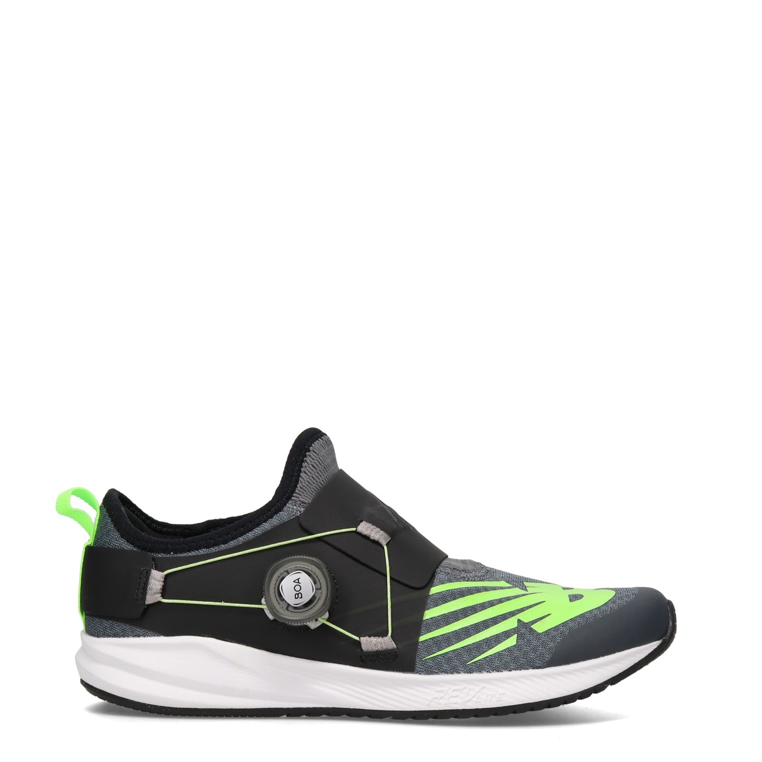 Peltz Shoes  Boy's New Balance Fuel Core Reveal v2 Sneaker - Big Kid LEAD GKRVLDB2