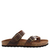 Peltz Shoes  Women's White Mountain Gracie Sandals BROWN GRACIE BROWN