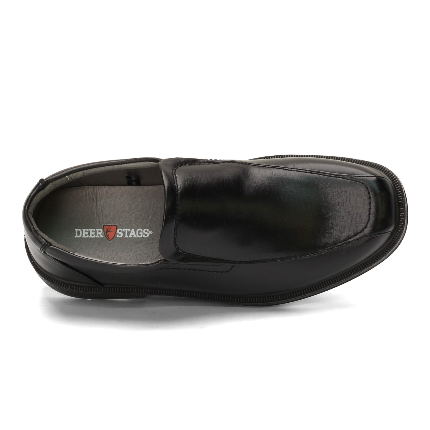 Peltz Shoes  Boy's Deerstags Greenpoint Jr Loafer - Little Kid & Big Kid BLACK GREENPOINTJRBLK