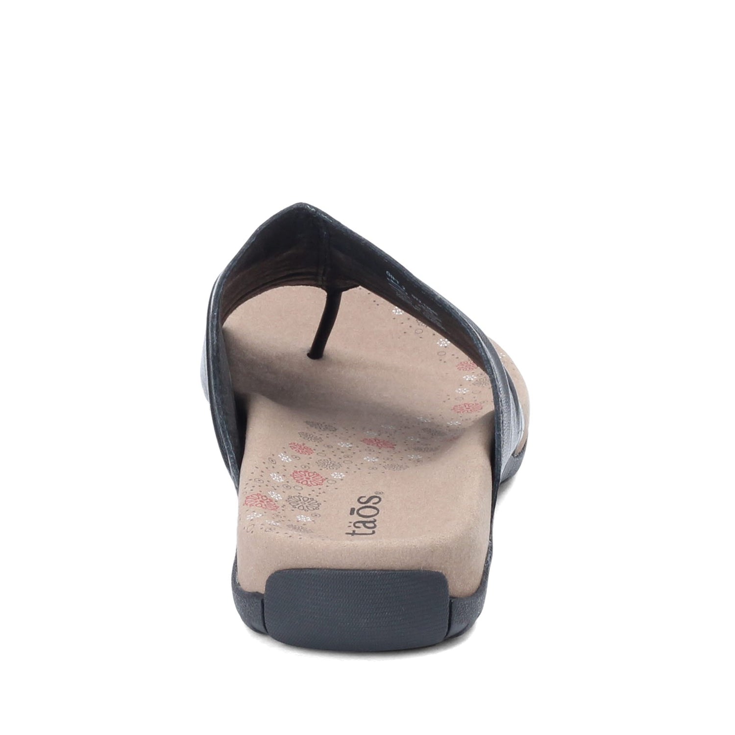 Peltz Shoes  Women's Taos Gift 2 Sandal BLACK SMOOTH GT2-12045 BLK