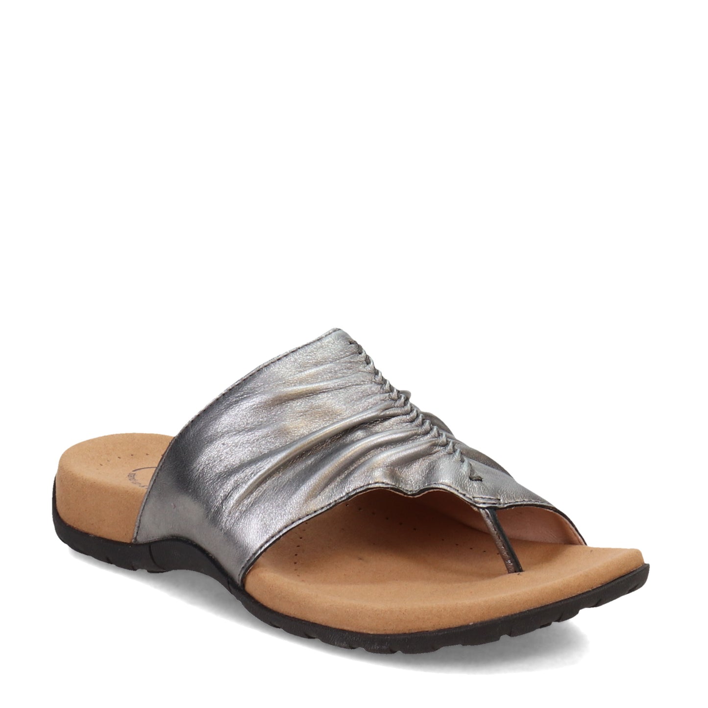 Peltz Shoes  Women's Taos Gift 2 Sandal PEWTER GT2-12045 PWT