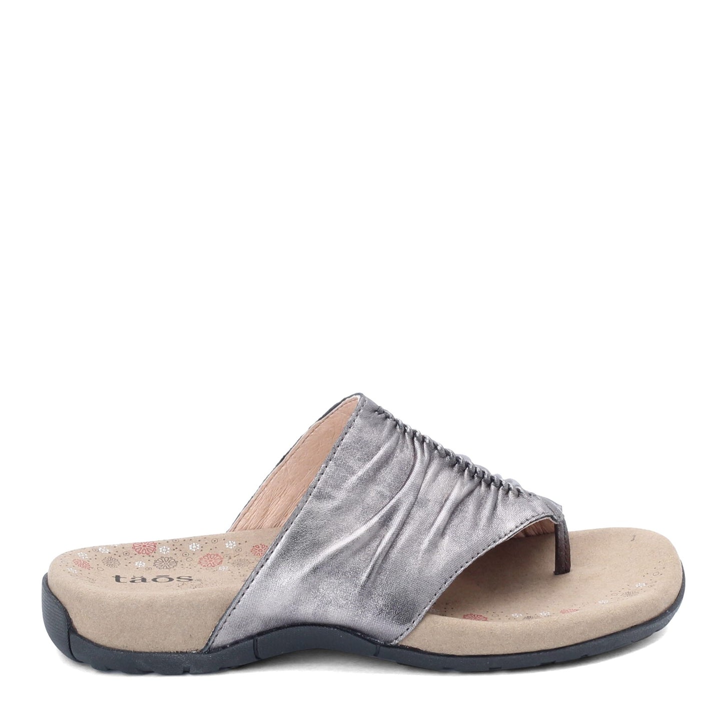 Peltz Shoes  Women's Taos Gift 2 Sandal PEWTER GT2-12045 PWT