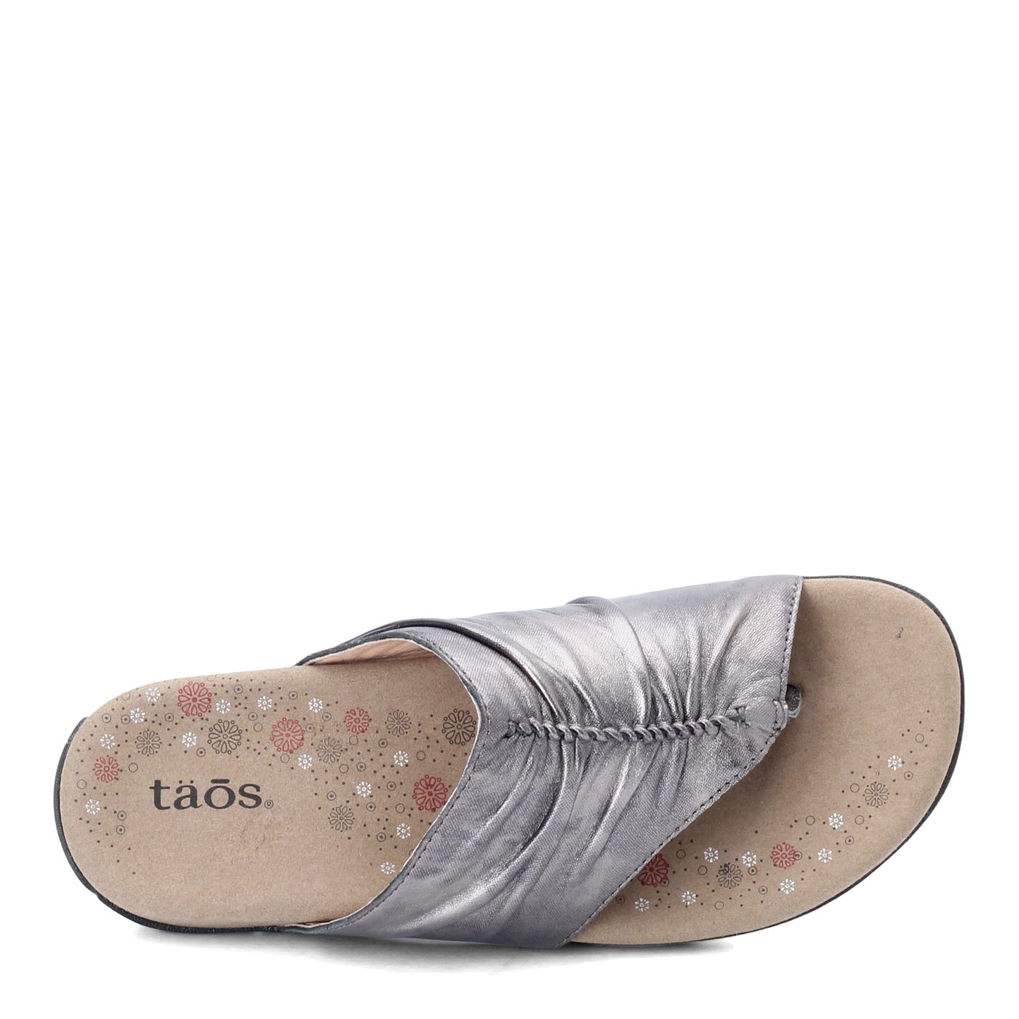 Peltz Shoes  Women's Taos Gift 2 Sandal PEWTER GT2-12045 PWT