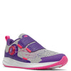 Peltz Shoes  Girl's New Balance Fuel Core Reveal v3 Sneaker - Big Kid GREY PINK GTRVLGP3