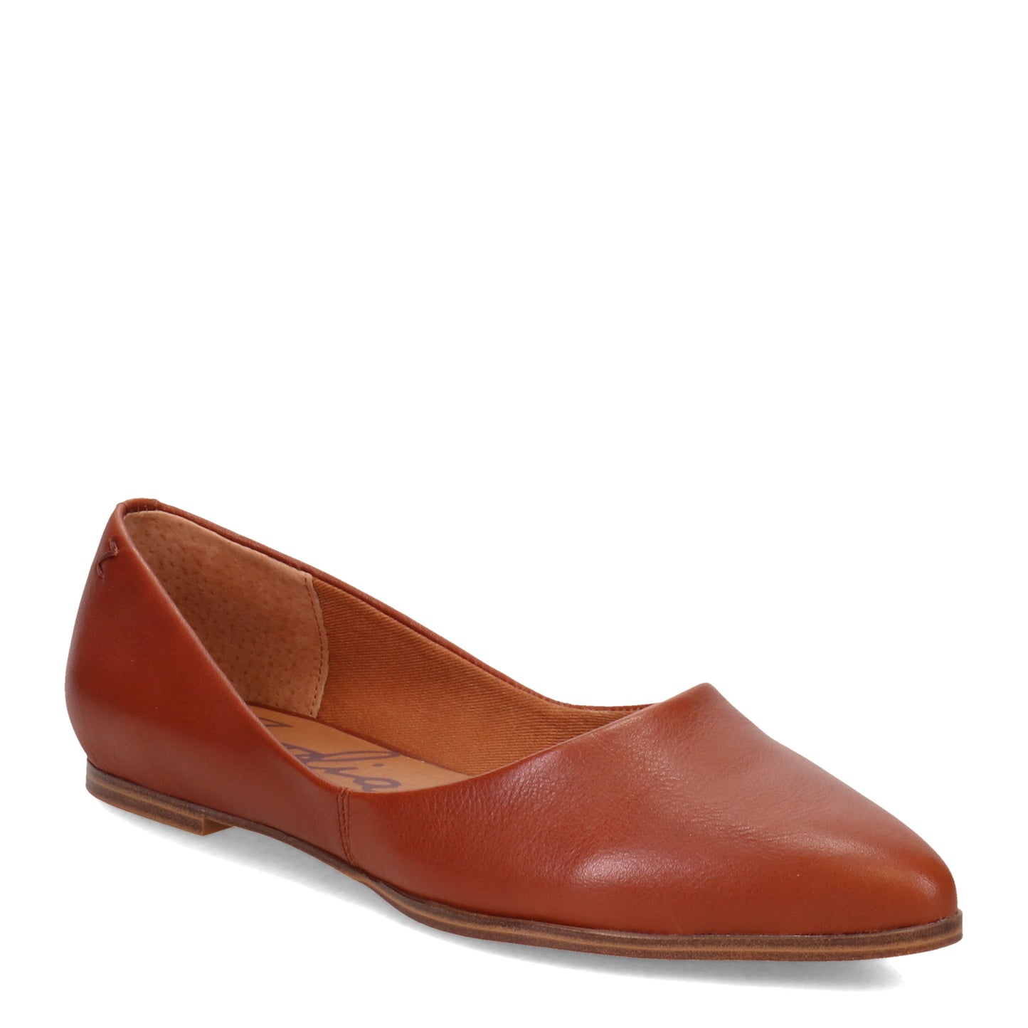 Peltz Shoes  Women's Zodiac Hill Flat COGNAC H0132L3200