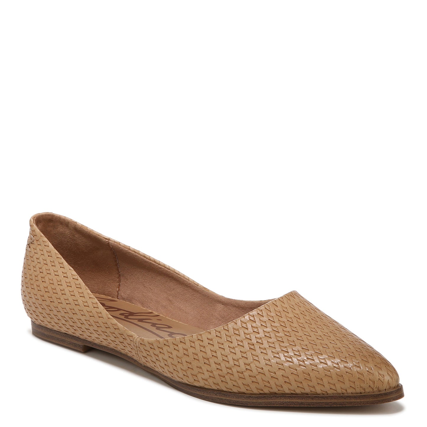 Peltz Shoes  Women's Zodiac Hill Flat Camel Texture H0132S6254
