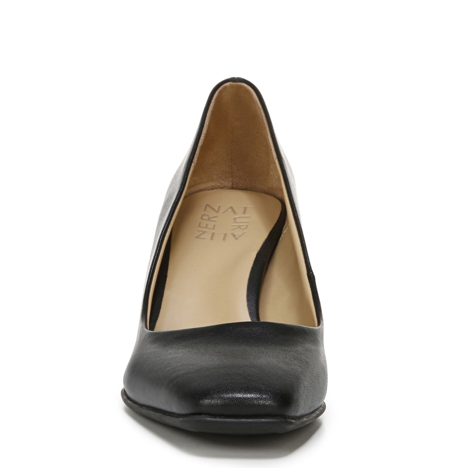 Peltz Shoes  Women's Naturalizer Warner Pump Black Smooth H1323S1001