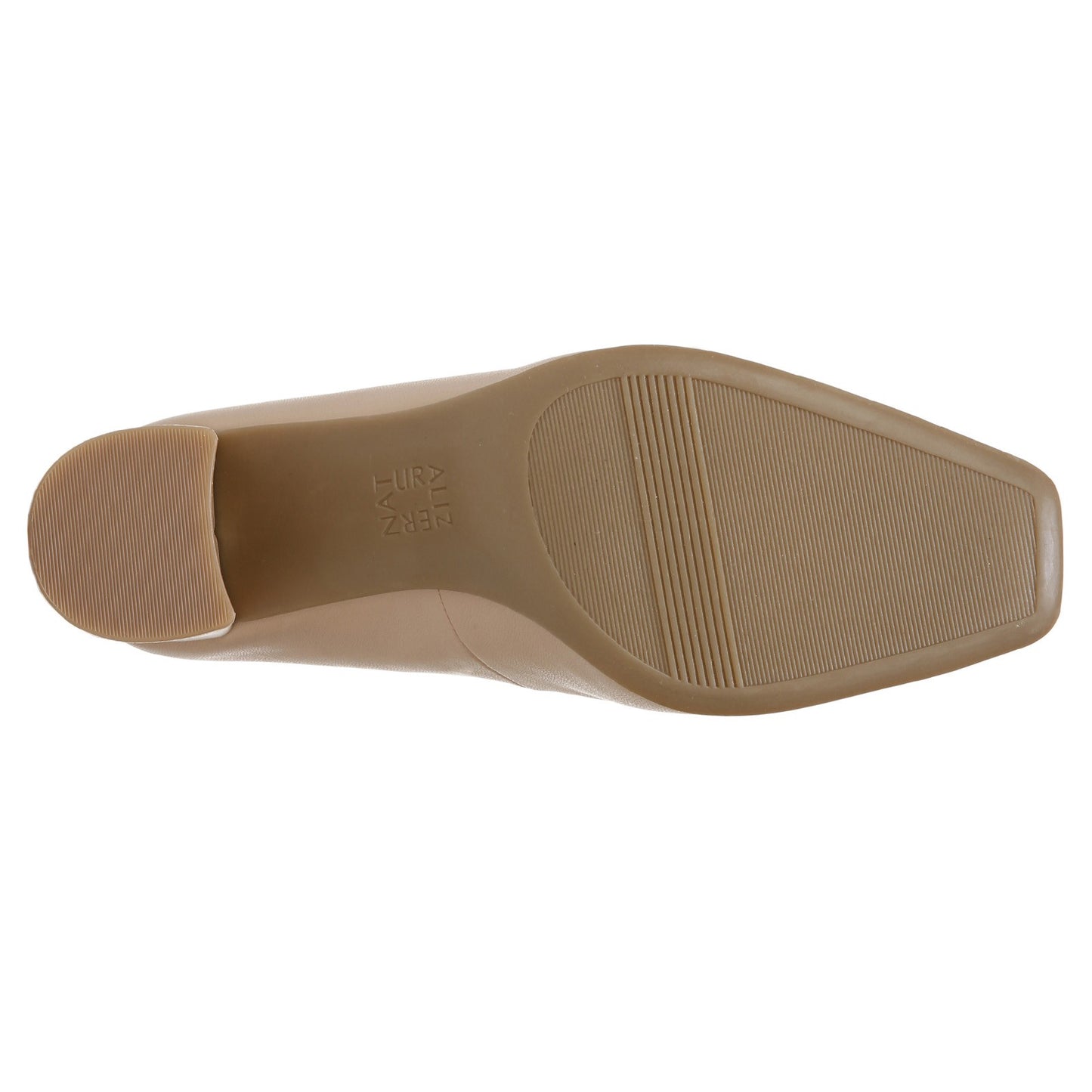 Peltz Shoes  Women's Naturalizer Warner Pump BEIGE H1323S1250