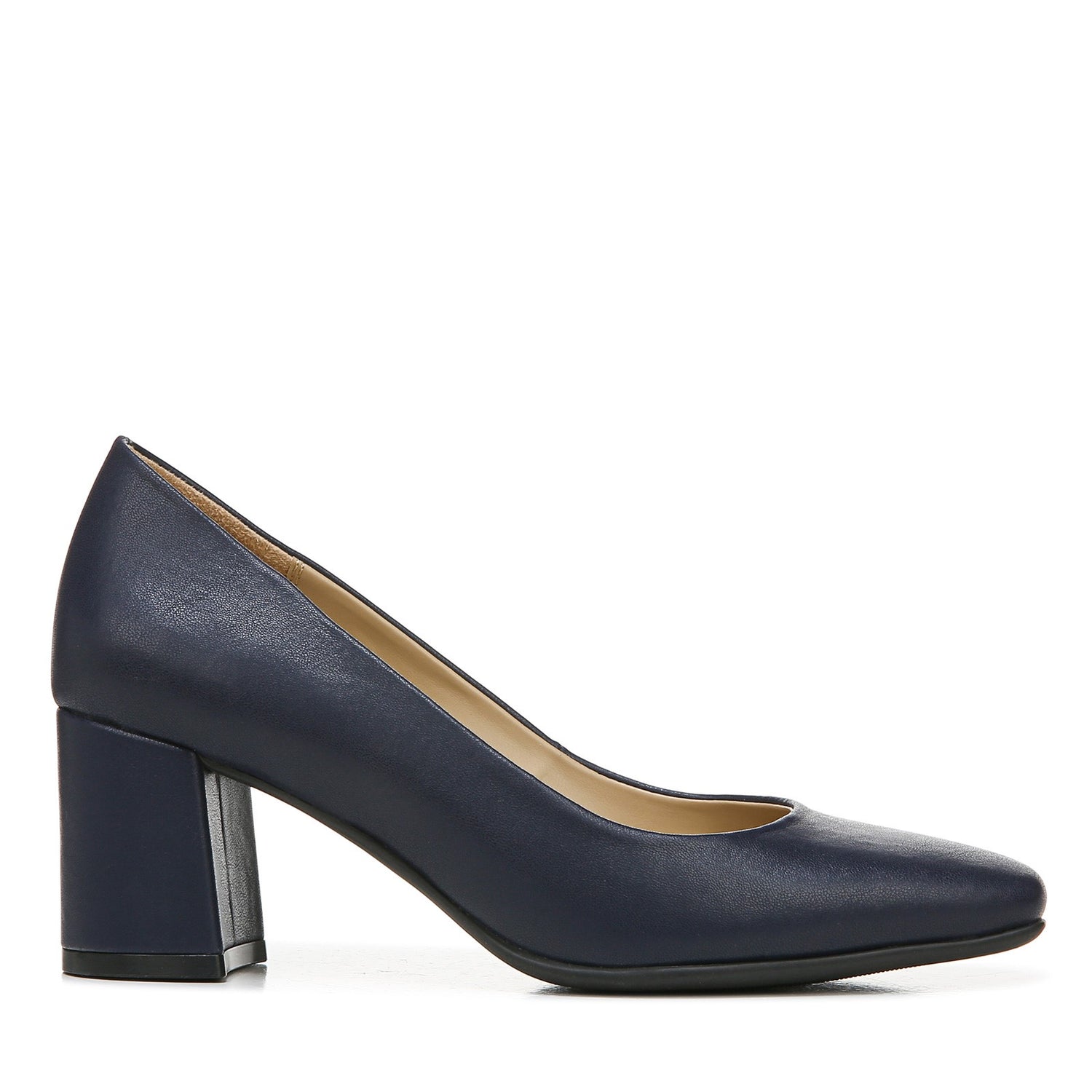 Peltz Shoes  Women's Naturalizer Warner Pump NAVY H1323S1400