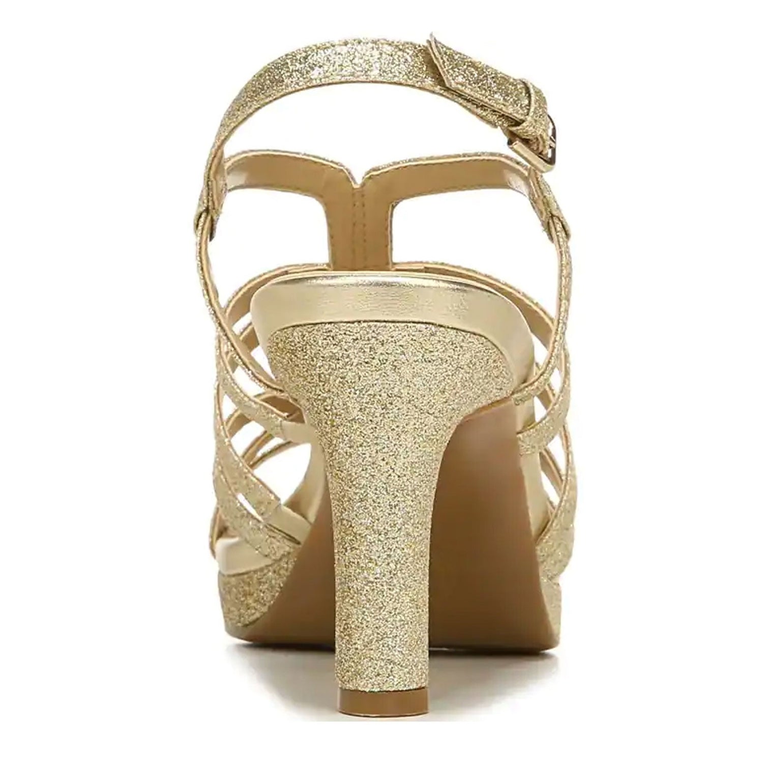 Peltz Shoes  Women's Naturalizer Baylor Dress Sandal GOLD H1868S5702