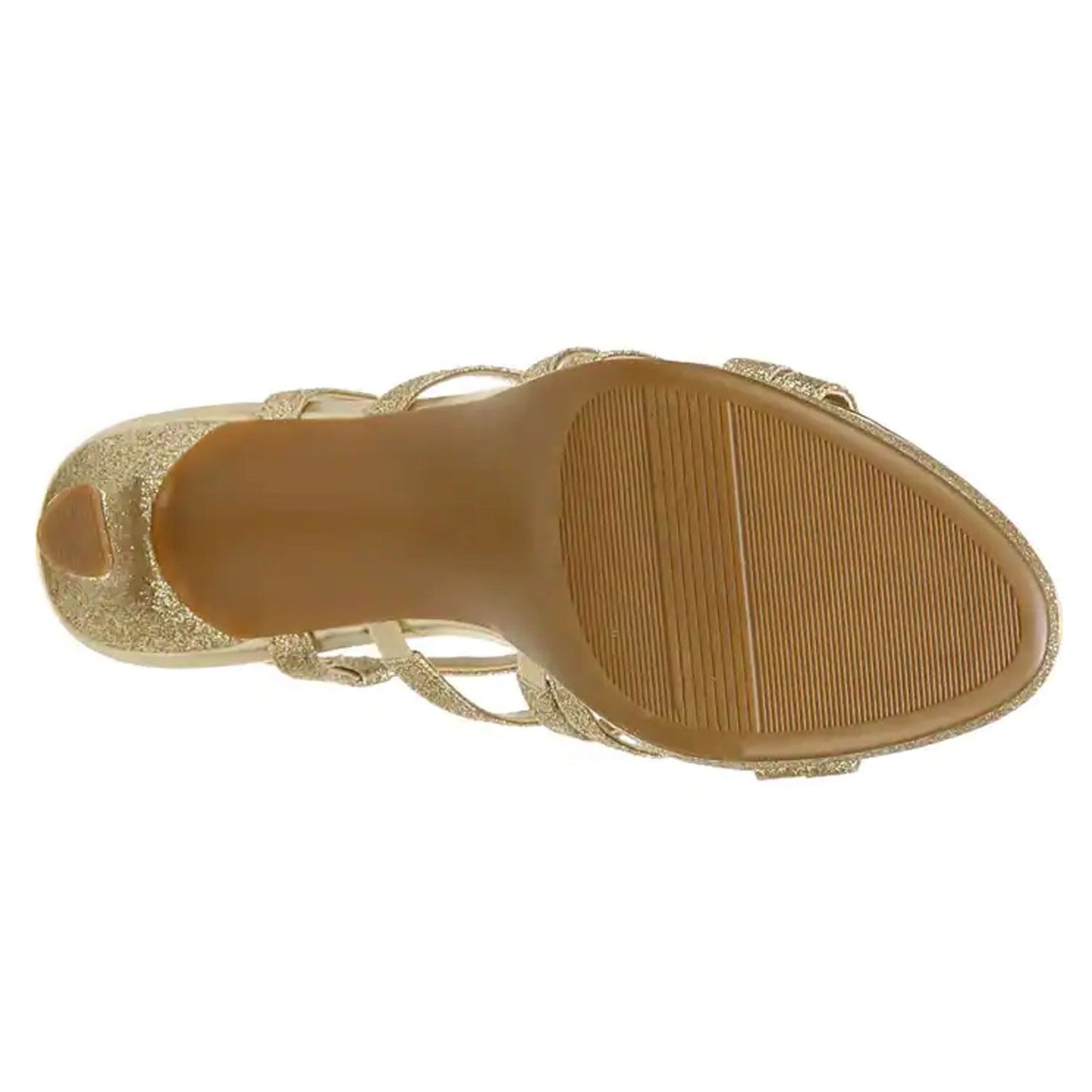 Peltz Shoes  Women's Naturalizer Baylor Dress Sandal GOLD H1868S5702