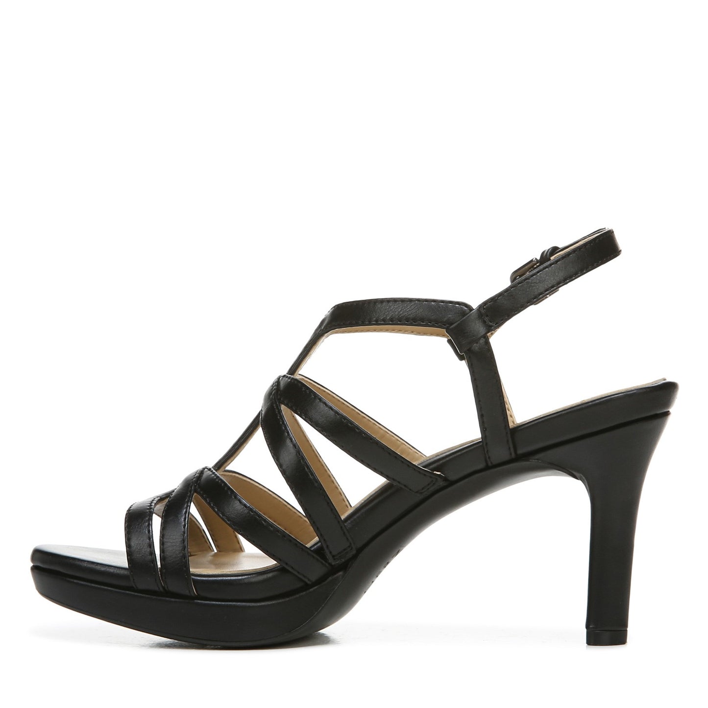 Peltz Shoes  Women's Naturalizer Baylor Dress Sandal BLACK H1868S8002