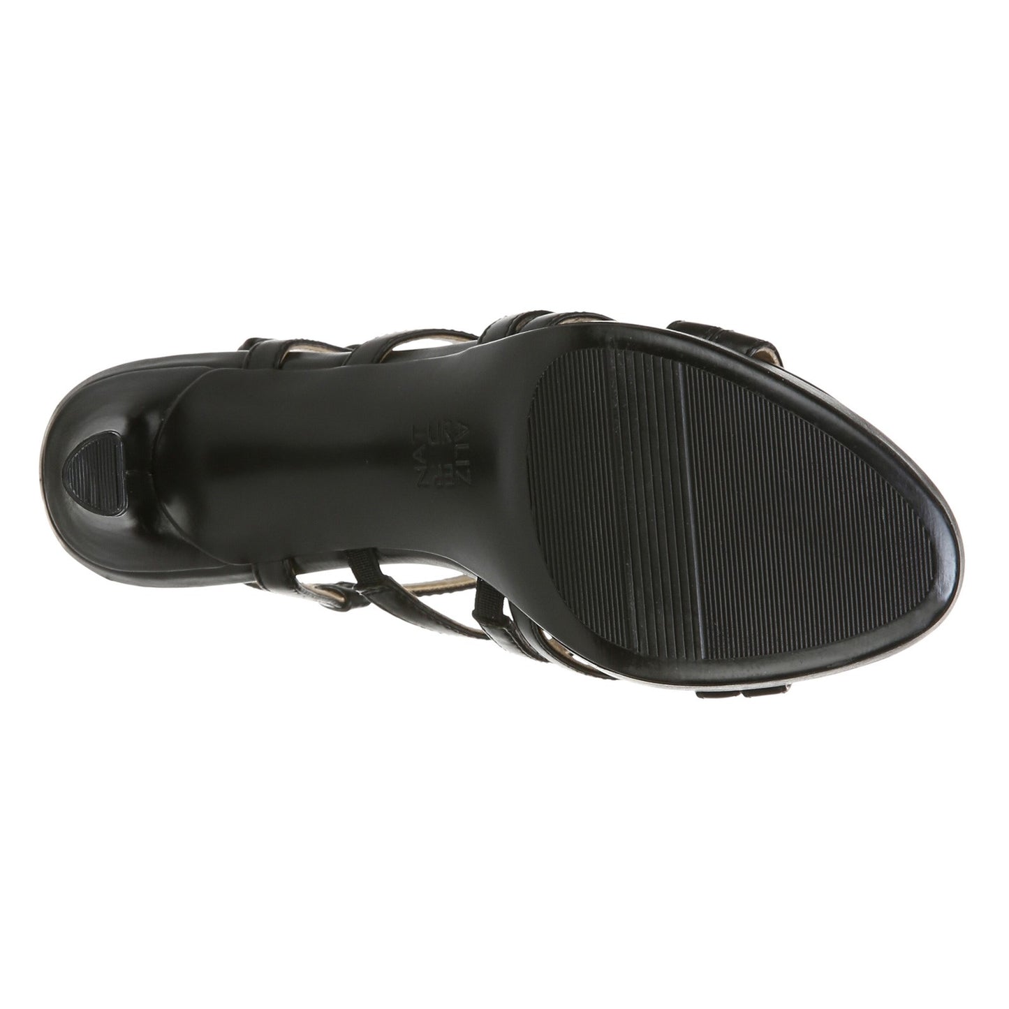 Peltz Shoes  Women's Naturalizer Baylor Dress Sandal BLACK H1868S8002