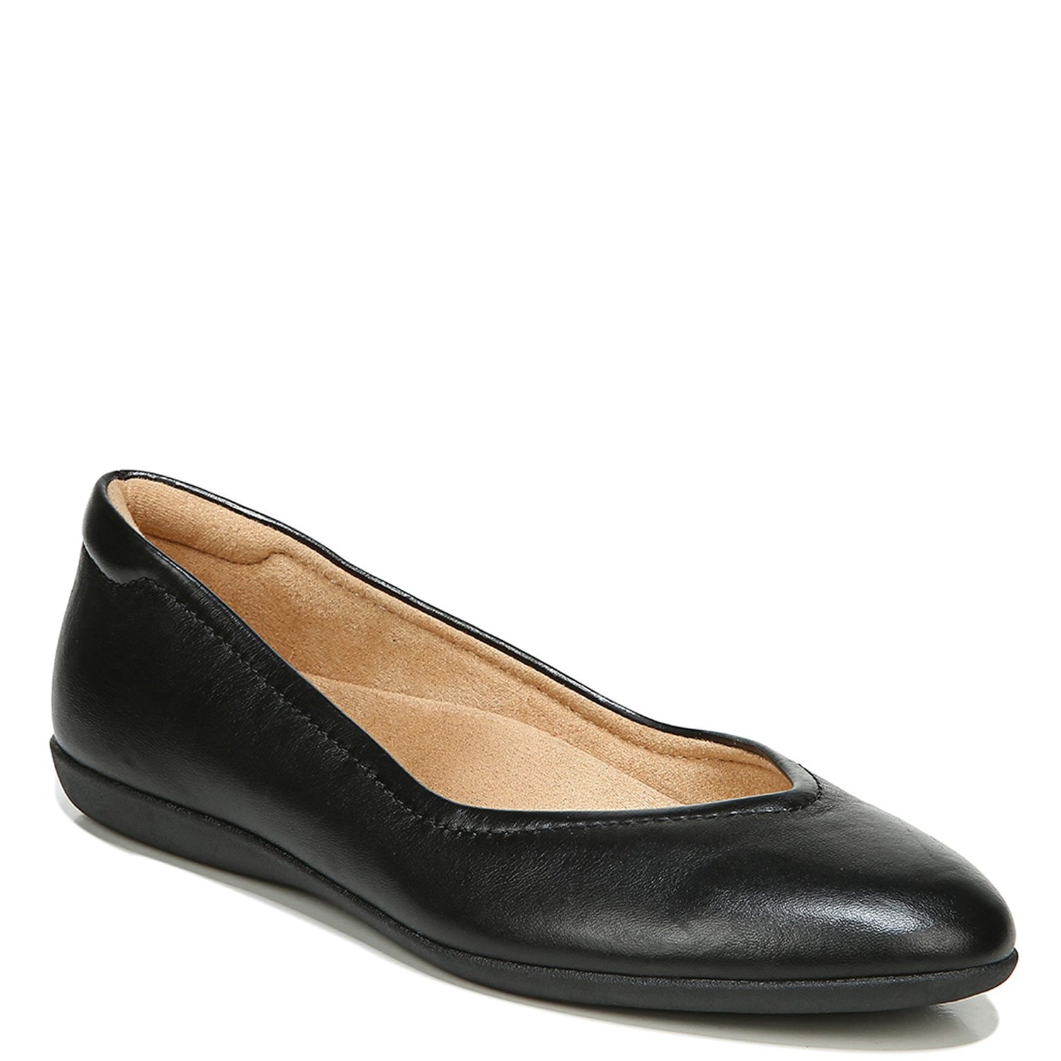 Peltz Shoes  Women's Naturalizer Vivienne Flat BLACK H1931L2001