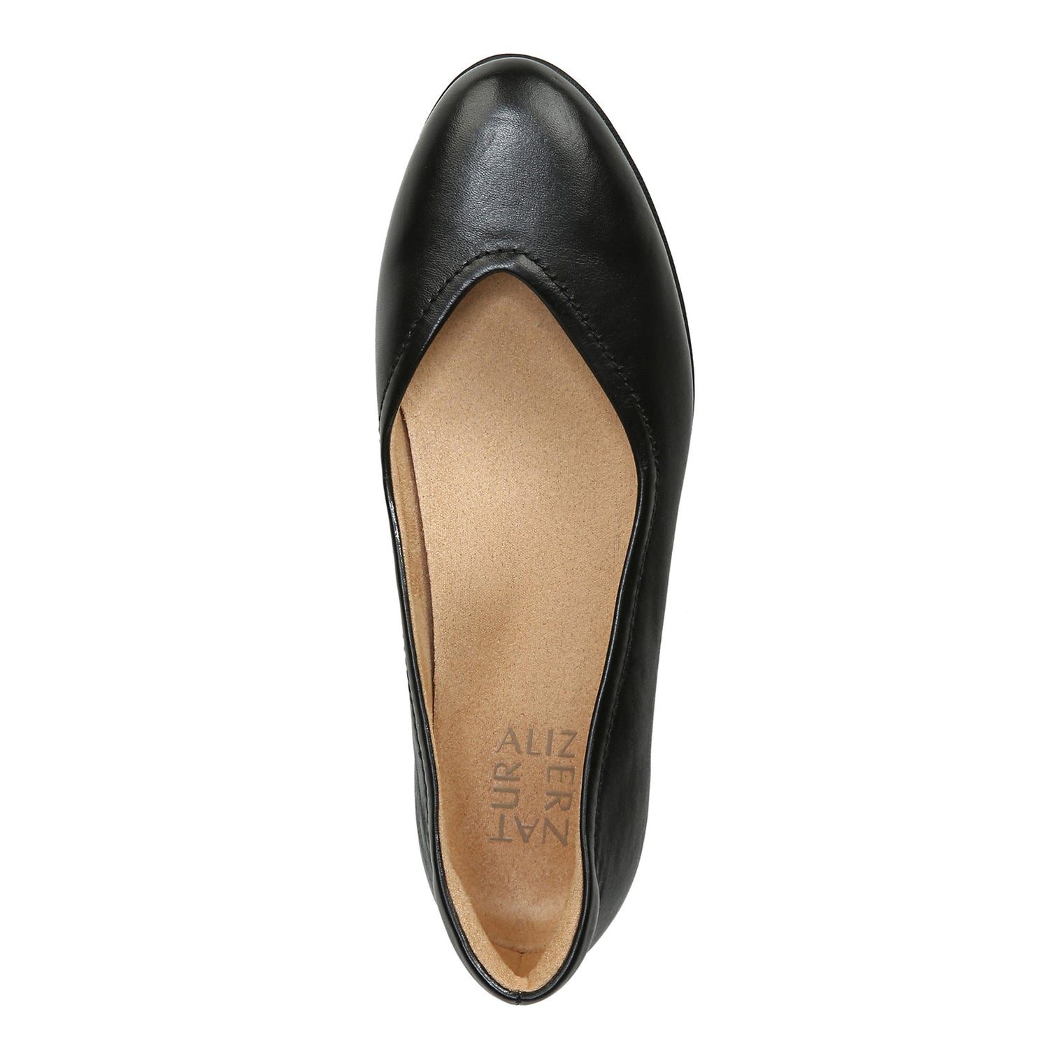 Peltz Shoes  Women's Naturalizer Vivienne Flat BLACK H1931L2001