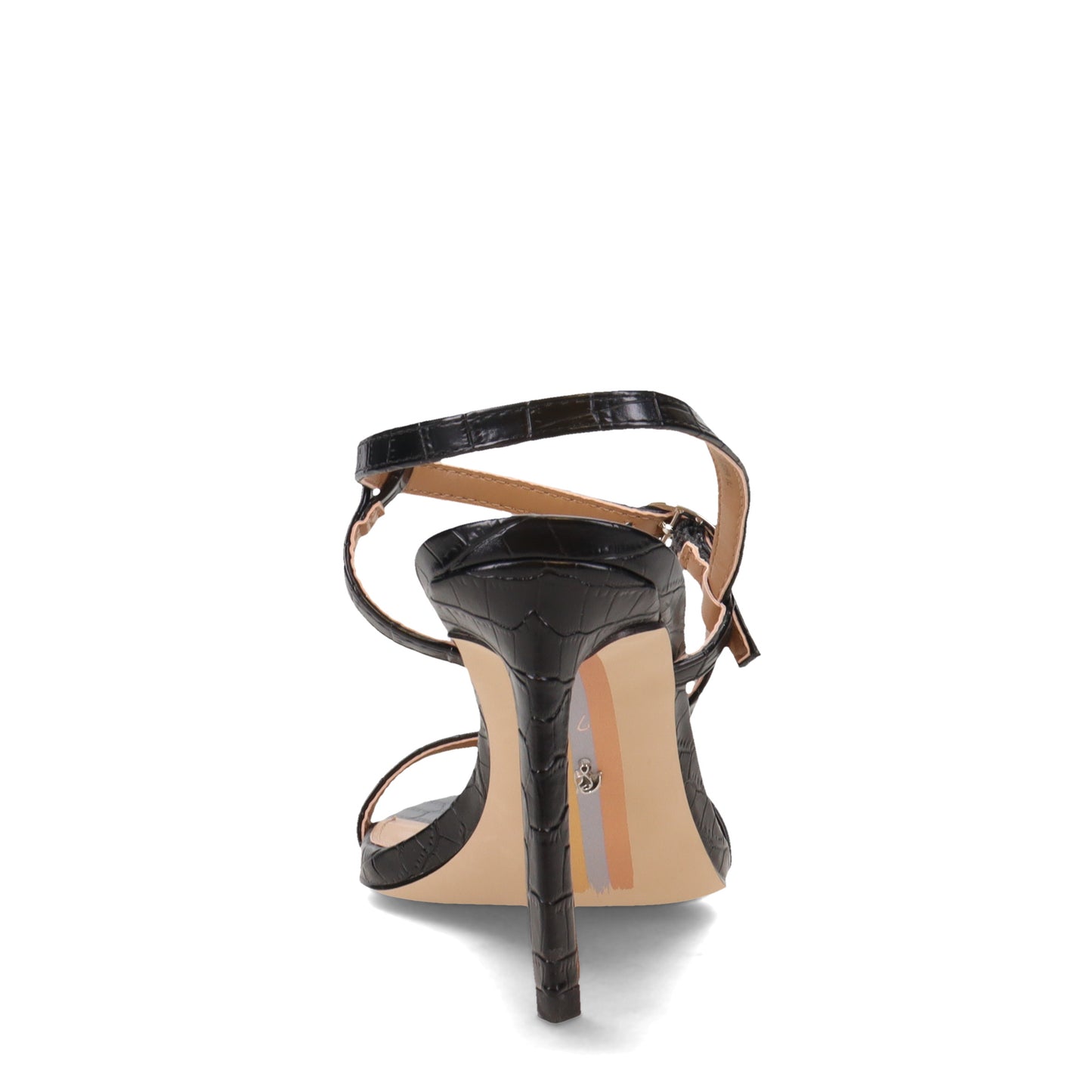 Peltz Shoes  Women's Sam Edelman Doran Sandal BLACK H3135L1001