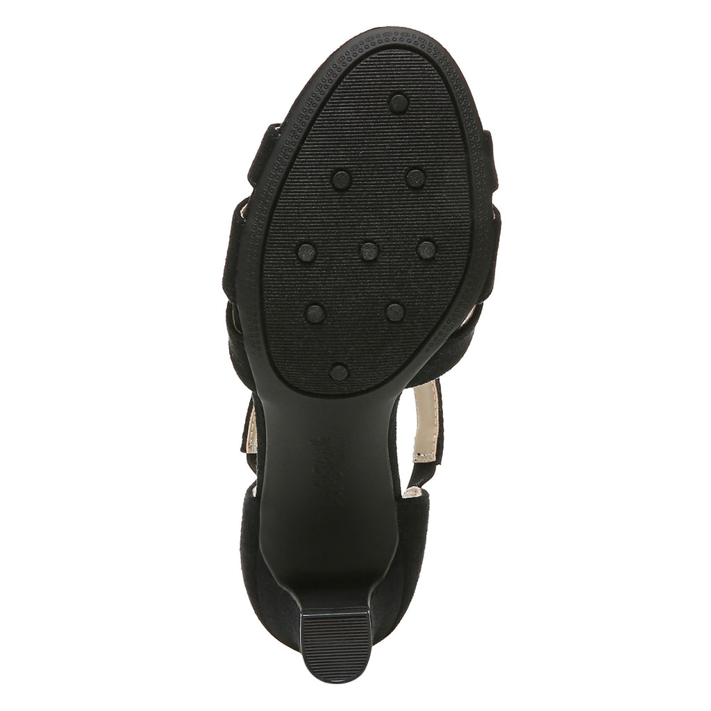 Women's LifeStride Caramel Sandal Black Micro H4816F1004