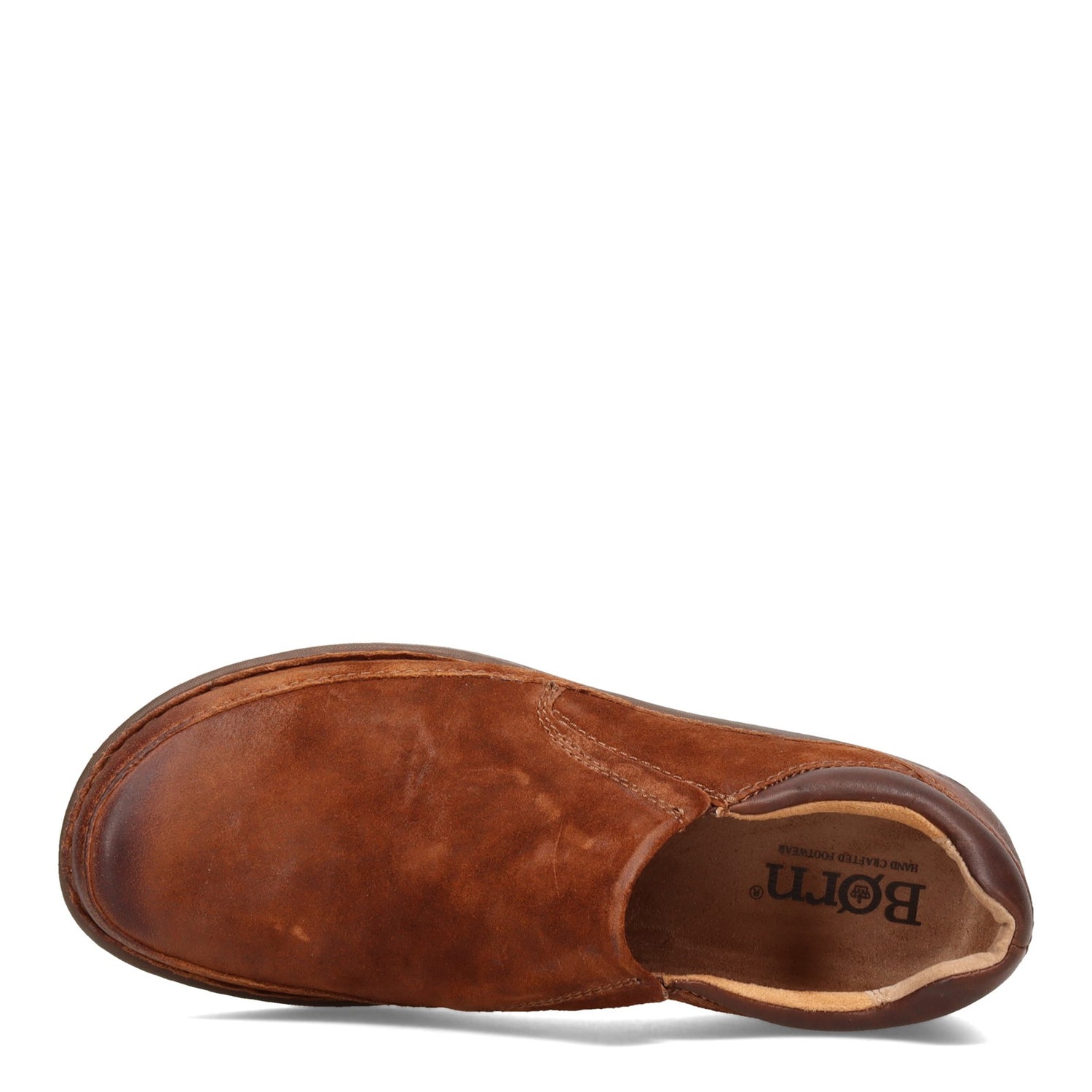 Peltz Shoes  Men's Born Nigel Slip-On Rust H48226
