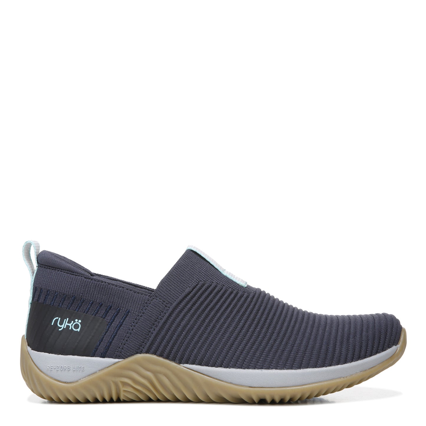 Peltz Shoes  Women's Ryka Echo Knit Slip-On Sneaker BLUE H4907M1400