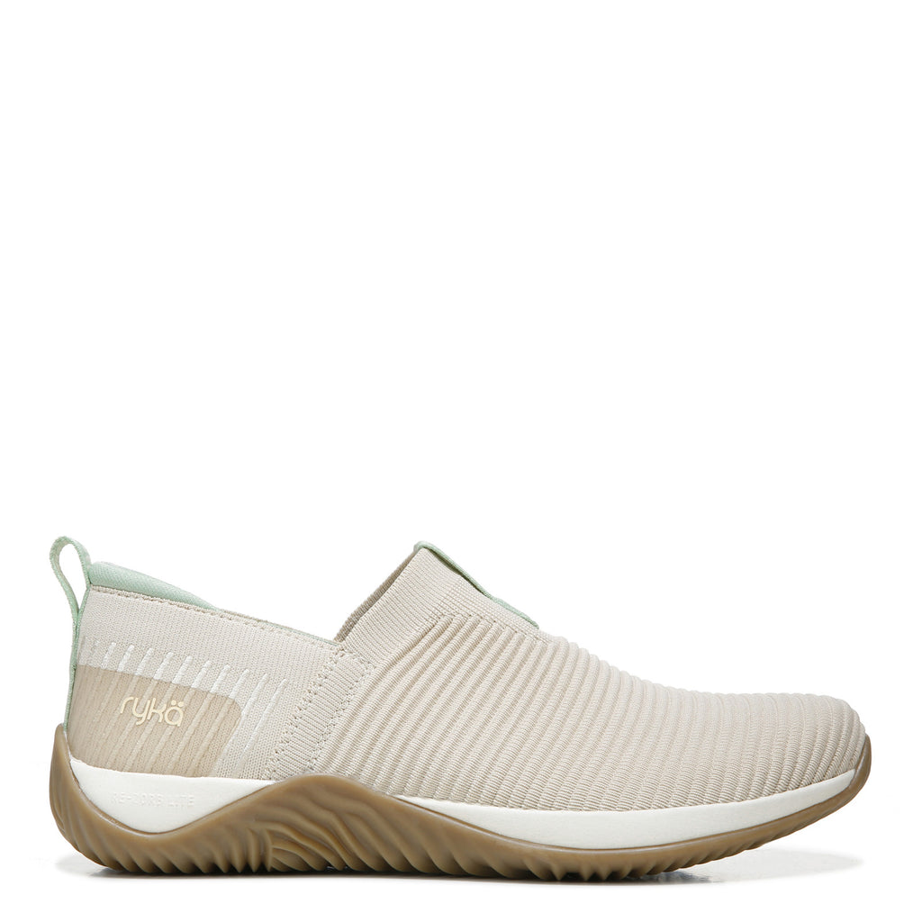Women's Ryka Echo Knit Slip-On Sneaker OATMEAL BEIGE H4907M4201