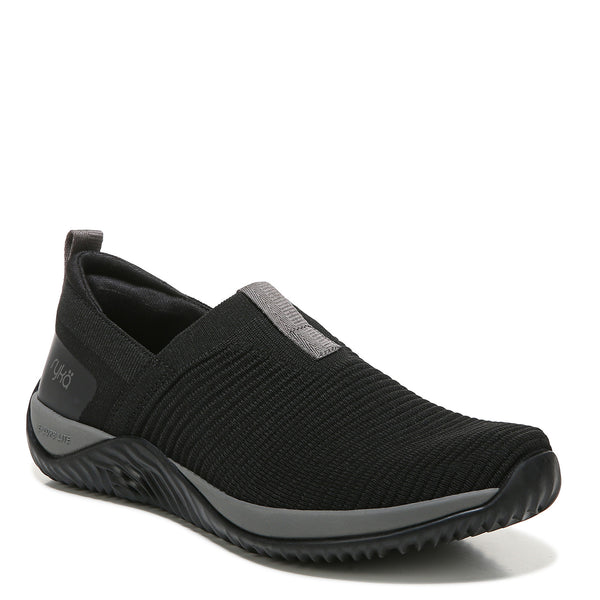 (取寄) ライカ レディース エコー ニット Ryka women  Echo Knit Black Women's Ryka, Echo Knit Slip-On Sneaker ‐ Peltz Shoes