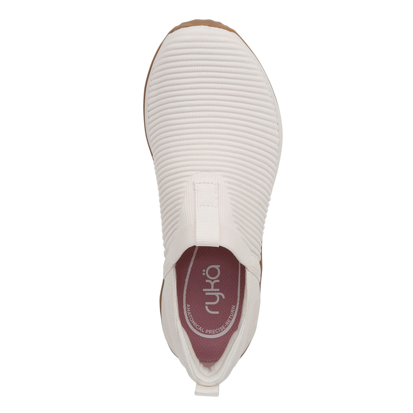 Peltz Shoes  Women's Ryka Echo Knit Slip-On Sneaker White H4907M5102