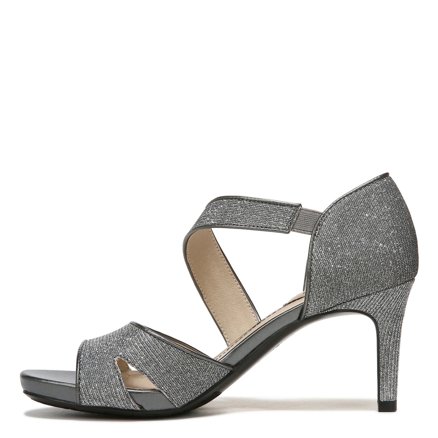 Peltz Shoes  Women's LifeStride Mega Sandal Pewter H5058F2020