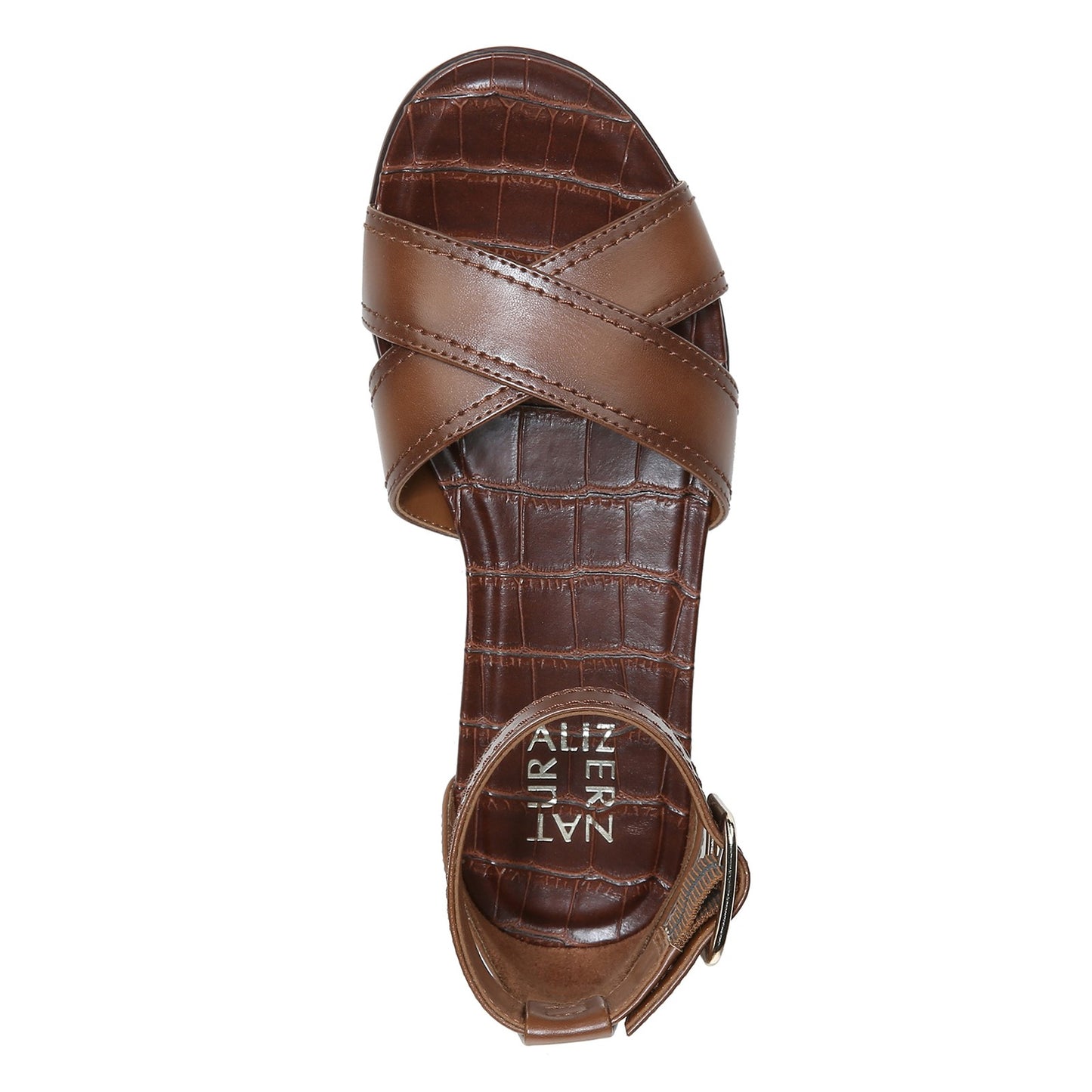 Peltz Shoes  Women's Naturalizer Sausalito Sandal BROWN H5201S1200