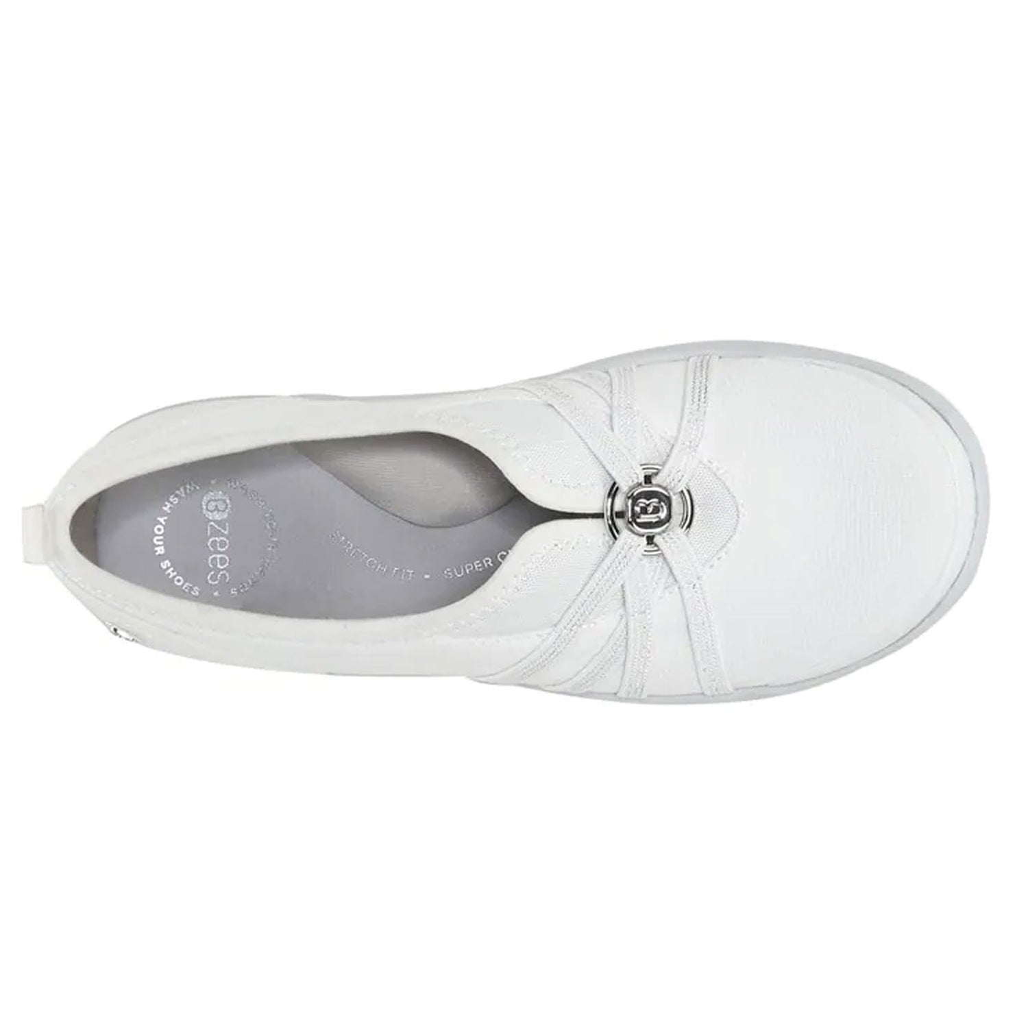 Peltz Shoes  Women's BZees Niche Slip-On BRIGHT WHITE H5206F7100